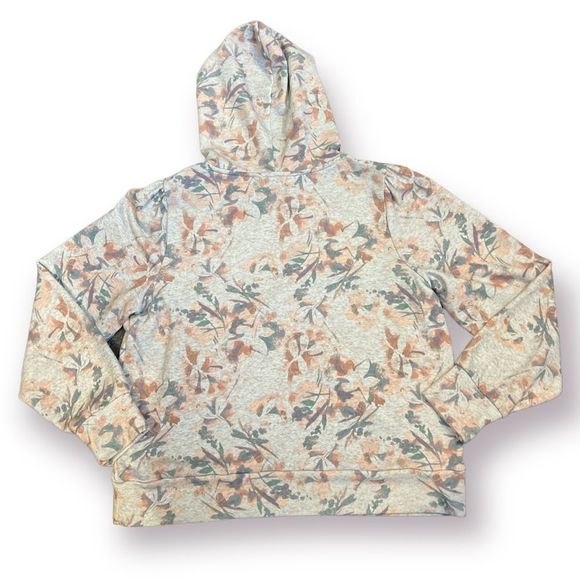 LC Lauren Conrad Floral Print Hoodie Size Extra Large - Picture 5 of 5